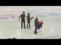 Pairs Victory Ceremony - Grand Prix France Grenoble 2018 JAMES CIPRÈS, KAYNE O'SHEA, BOIKOVA KOZLOVS