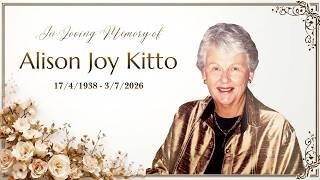 KITTO,  Alison Joy Funeral Service