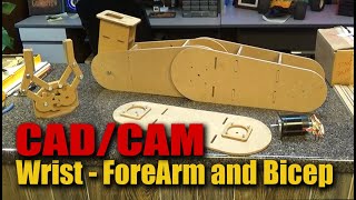 Building Robotic Arm using CAD and CNC Router
