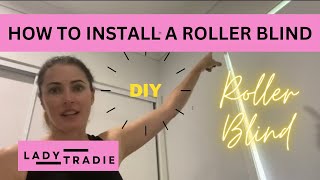 How to Install Roller Blinds/ Outside of Window Frame