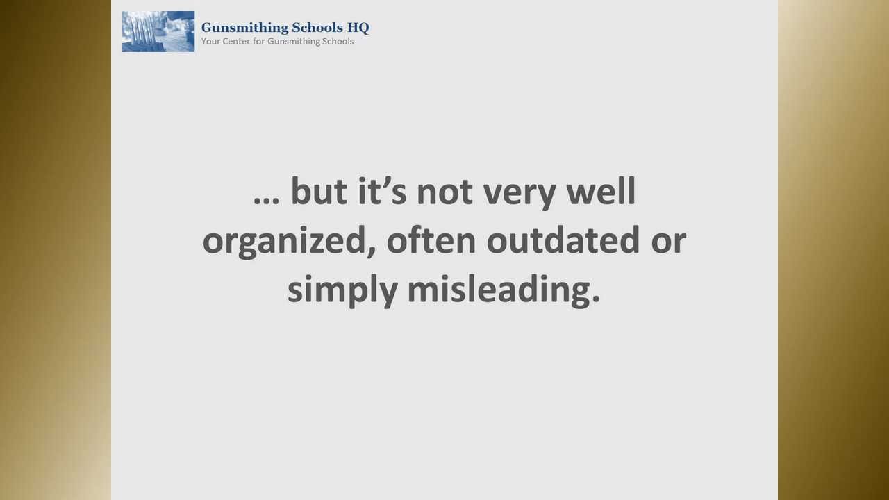 gunsmithing schools