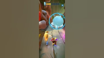 ❄️❄️Coco vs N. Brio Glacial❄️❄️pt 2 | Crash Bandicoot: On the Run! | #shorts