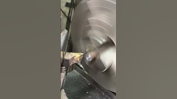 Metal Shaft Phase Cutting #shortvideos #machinary #lathemachine #automobile