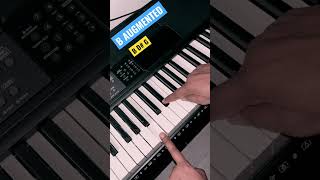 B Augmented Chord Shorts | Learn to Play Piano Keyboard Music Theory Shorts | How to Play #shorts