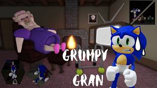 Sonic plays: GRUMPY GRAN, funnymoments | ROBLOX