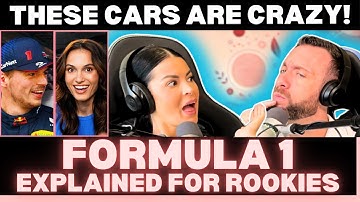 VERY COOL SPORT! First Time Reacting to Formula 1 cars, explained for rookies (with Max Verstappen)