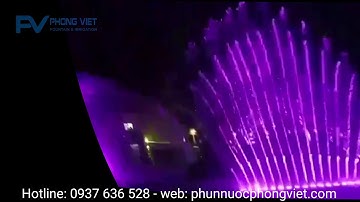 Thi công nhạc nước nghệ thuật ✅ PHUN NƯỚC PHONG VIỆT