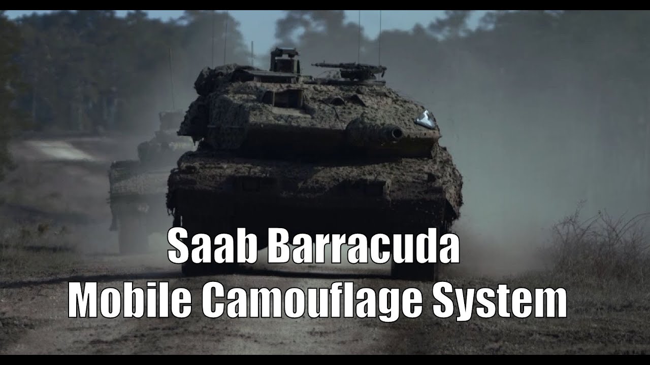 Saab Barracuda MCSMobile Camouflage System Hides Vehicles From Detection