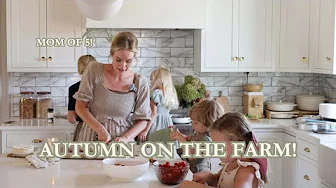 A Busy Autumn Day At Home