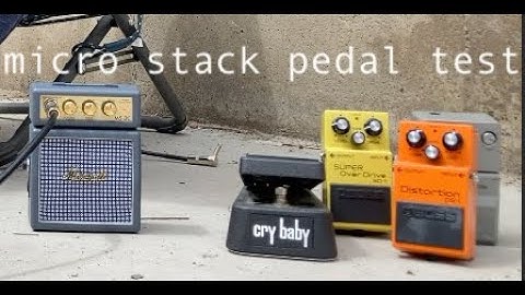 Marshall MS2 Micro-Stack Pedal Test