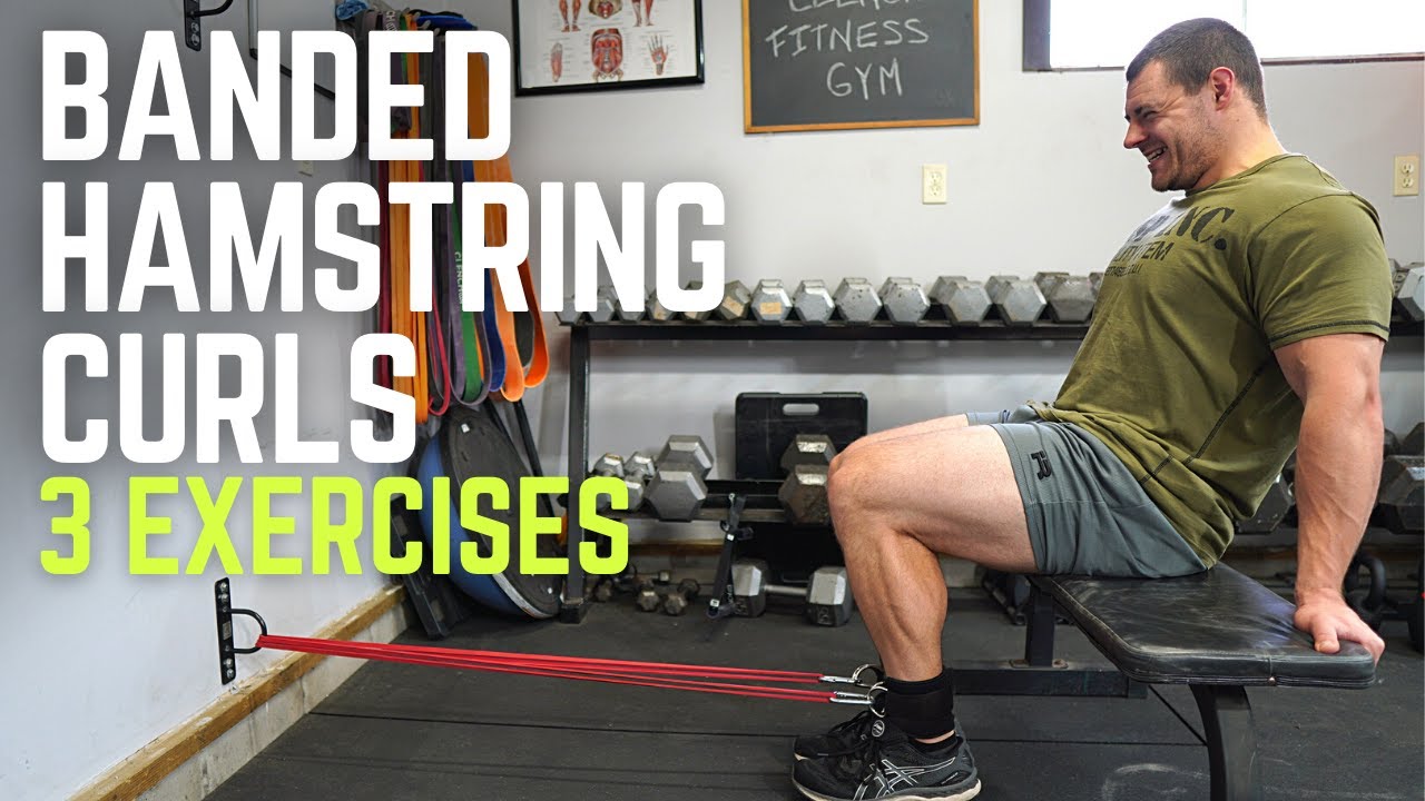 Band Hamstring Curl - Build Strong Hams without Weights! 