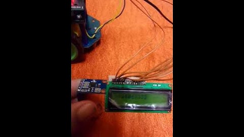 Gesture Controlled Robotics using ADXL 335 Accelerometer with LCD