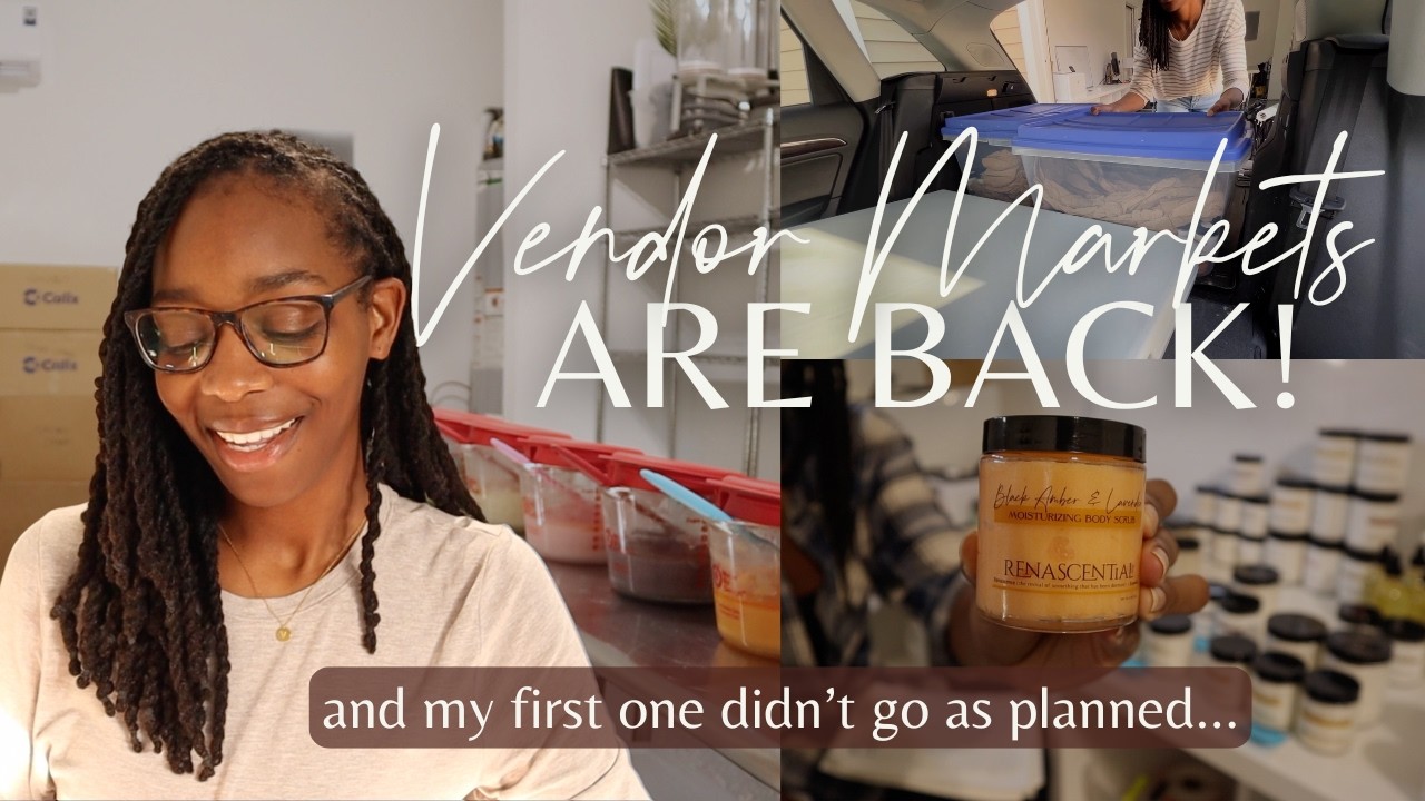 Vendor market prep, product restocks, + a slightly unhinged week in my life | Studio Vlog 013