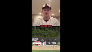 Brady Cunningham talked about sharing the dugout with the state's top prospects