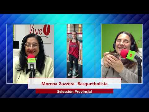 Entrevista a Morena Gazzera, integrante de la selección provincial de basquetbol