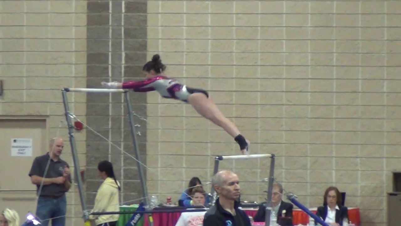 Gymnastics Level 7 Uneven Bars Ozone Invitational Knoxville, TN