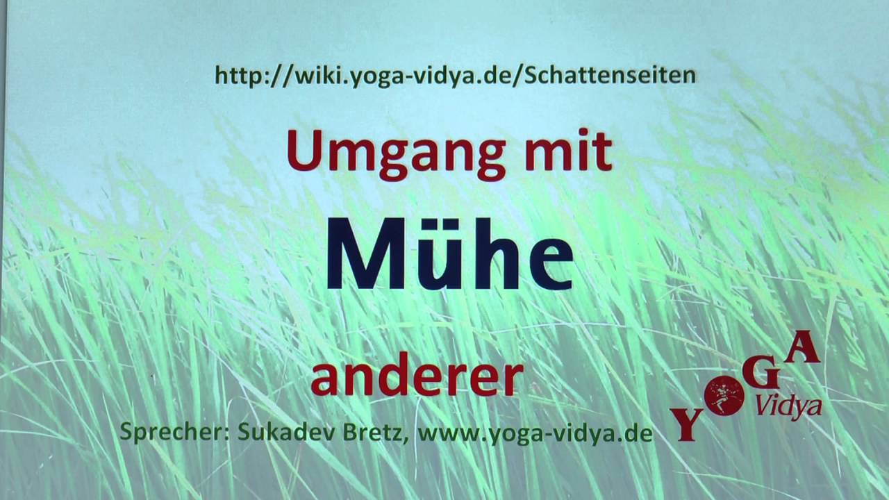 Mühe - YouTube