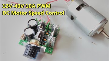 How to Use PWM DC Motor Speed Controller (12V-40V) 10A | POWER GEN