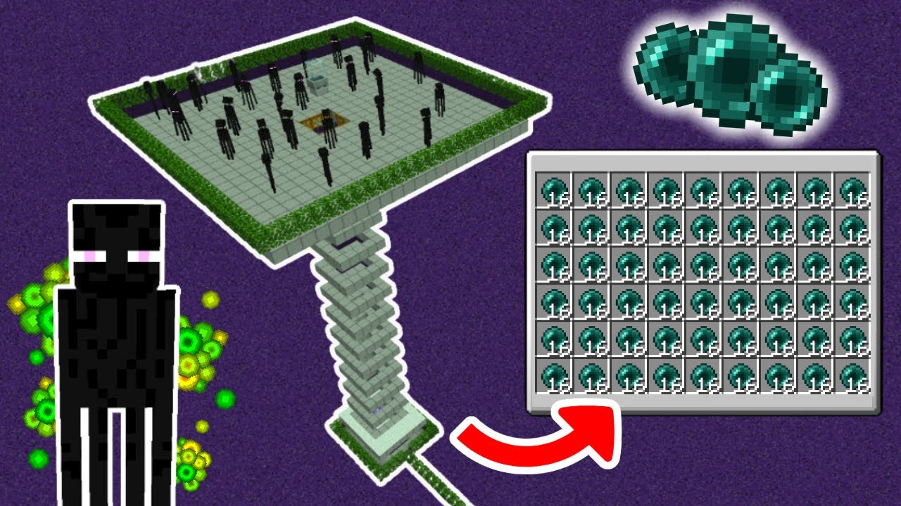 Minecraft Enderman XP Farm 1.20.2 - BEST DESIGN 