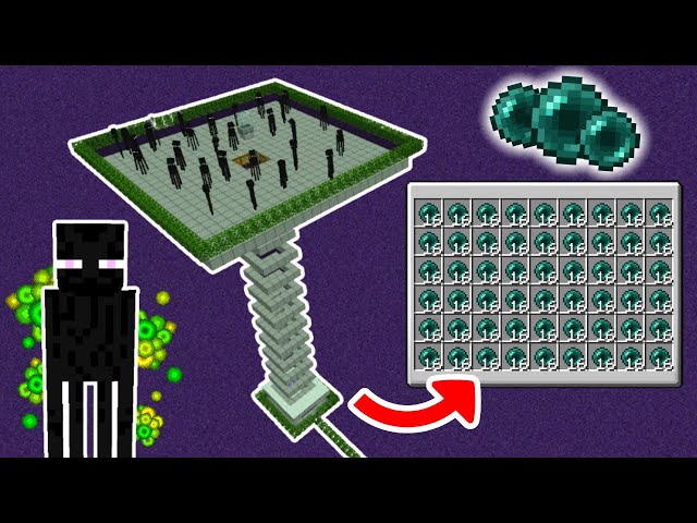 Minecraft Enderman XP Farm 1.20.2 - BEST DESIGN 