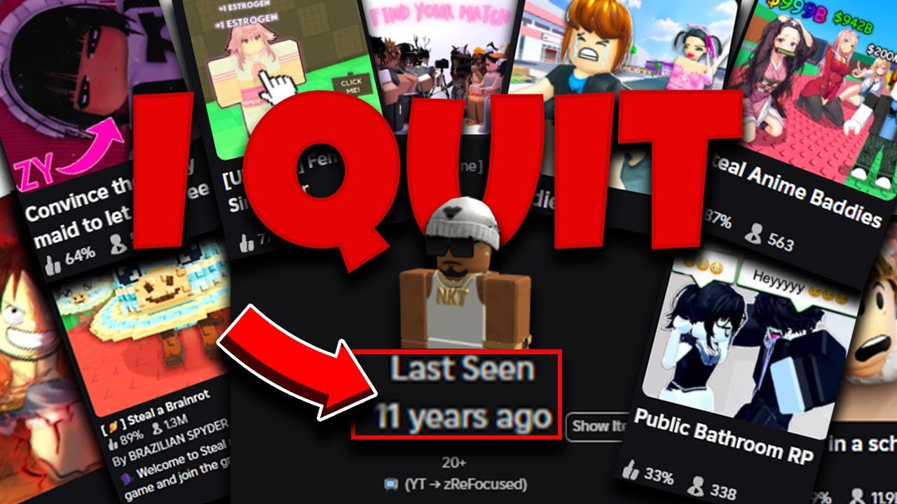 Why I QUIT Roblox - YouTube