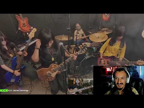Reacting To FOR WHOM THE BELL TOLLS - Metallica | Missioned Souls | family band studio cover
