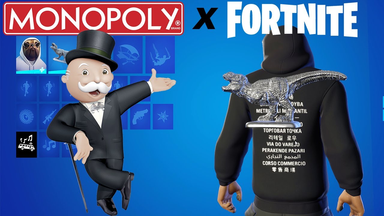 MONOPOLY x FORTNITE All Leaked Backpacks