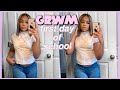 FIRST DAY OF SCHOOL GRWM + MINI VLOG *SENIOR YEAR* (i actually went to school..)