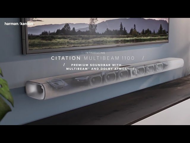 Sympathiek Hertellen overhead Harman/Kardon Citation MultiBeam 1100 Soundbar w/Dolby Atmos - YouTube