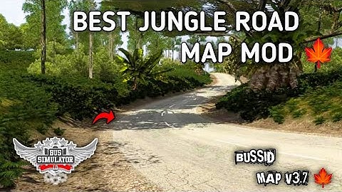 ✅  BEST JUNGLE ROAD MAP MOD For Bus simulator Indonesia 🍁 // BUSSID Map Mod V3.7 #junglemap #mapmod🍁