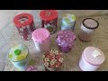 DIY - Decorando latas com tecido (Faça você mesmo)