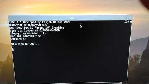 Raspberry PI 4 with 8086 PCB, Hardware interrupts