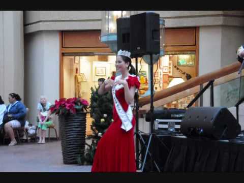 Miss Hawaii Teen USA dancing the hula to "Waikiki"...