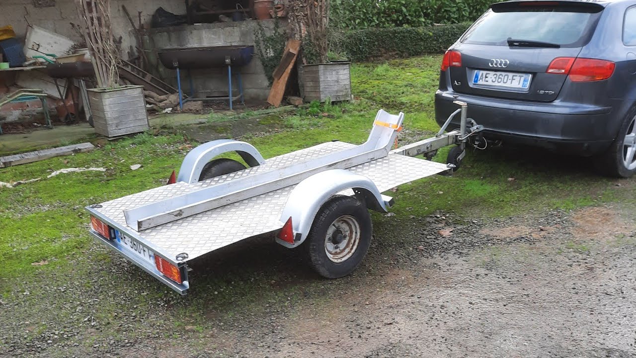 REMORQUE PORTE MOTO SANS RAMPE Comment La Fabriquer, 57% OFF