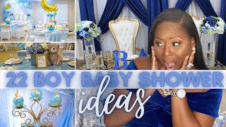 22 BOY THEMED BABY SHOWERS| EVENT PLANNING| LIVING LUXURIOUSLY FOR LESS| BEST \& WORST