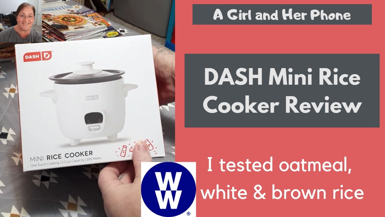 Dash White Mini Rice Cooker