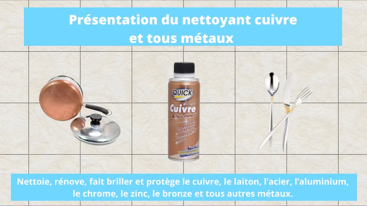 Présentation du nettoyant cuivre - YouTube