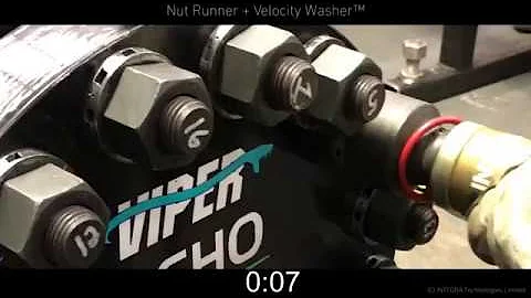 Velocity Washer™ | Disassembly Test (2.7 Seconds Per Bolt!)