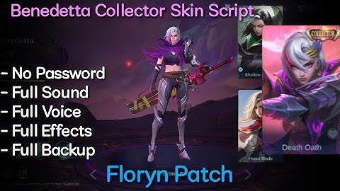 Benedetta Collector Skin Script | No Password | Floryn Patch | Shogun
