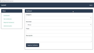 Laravel Capítulo 4  Sistema de gestión de incidencias   Controladores y Middlewares