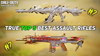 Top 5 best Assault Rifles in Cod Mobile Season 5 #codm