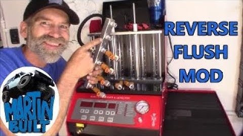 How to Modify a CNC602A  Fuel Injector Tester and Cleaner for Reverse Flush