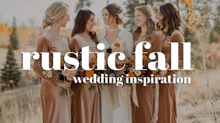 Rustic Fall Wedding Color Combinations 🧡 🍂  |  Wedding Decorations & Ideas