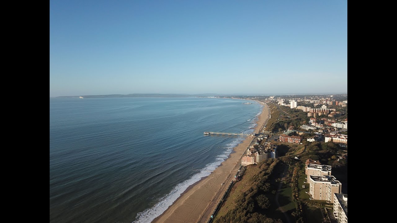 Bournemouth by air, 4K