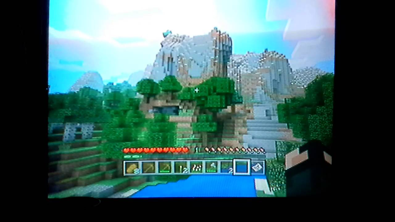 Gameplay de minecraft xbox 360 edition - YouTube