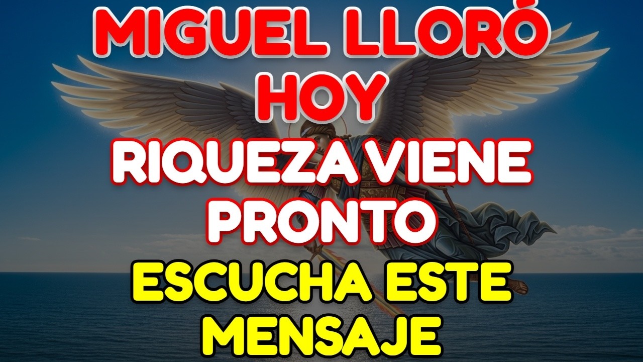 🙏 DIOS TE MANDA ESTA SEÑAL FINAL: EL ARCÁNGEL MIGUEL HA VISTO TU FUTURO Y ESTÁ IMPACTADO
