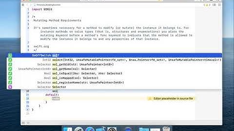 Protocols in Swift with Mutating Function