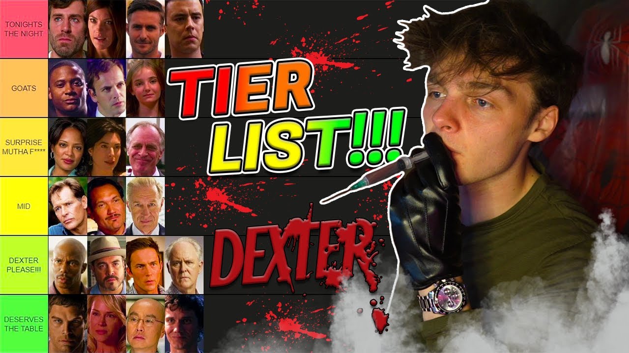 RANKING ALL THE DEXTER CHARACTERS!!! (Dexter Tier List) - YouTube