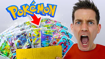 I PULL A POKÉMON V CARD IN EVERY PACK!!!!