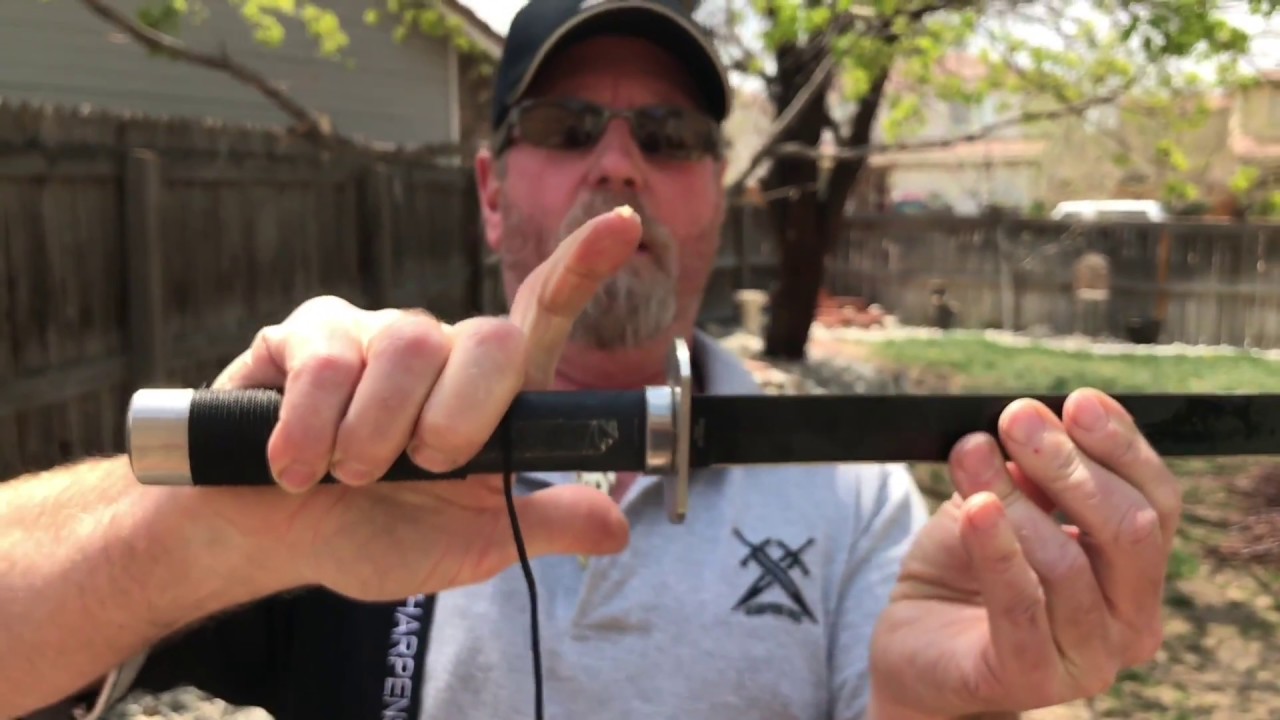 The short way to sharpen a long blade YouTube